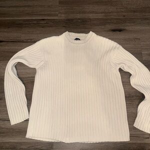 GAP | Modern Cream Ribbed Sweater | Size: Medium